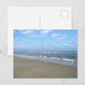 Nur der Strand Postkarte (Vorne/Hinten)