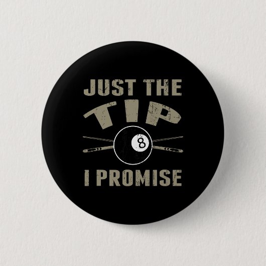 Nur der Tipp 8 ll Pool Billard Player T Shirt Gi Button (Vorderseite)