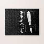 Nur der Tipp I Versprechen Anatomie eines Zinnguck Puzzle (Horizontal)