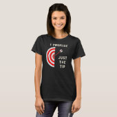 Nur der Tipp I versprechen Bogendesign T-Shirt (Vorne ganz)