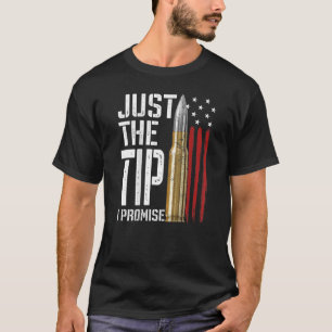 Nur der Tipp I Versprechen Bullet American Flag Gu T-Shirt