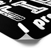 Nur der Tipp I Versprechen - der lustige Tattoo-Kü Poster (Ecke)