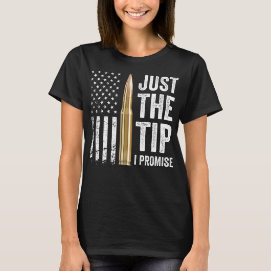 Nur der Tipp I Versprechen - Funny Gun Eigentümer  T-Shirt (Vorderseite)