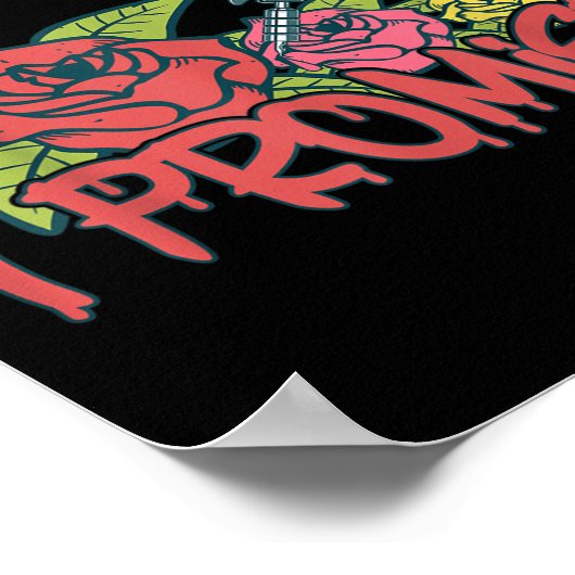 Nur der Tipp I Versprechen Funny Sprichwort Tattoo Poster (Ecke)