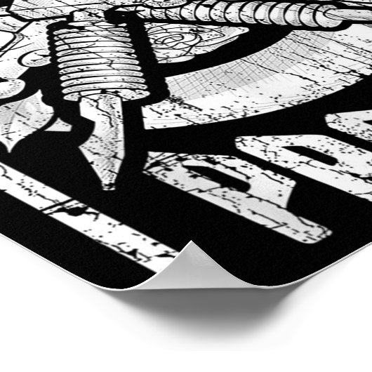 Nur der Tipp I Versprechen Funny Tattoo Lover Tatt Poster (Ecke)