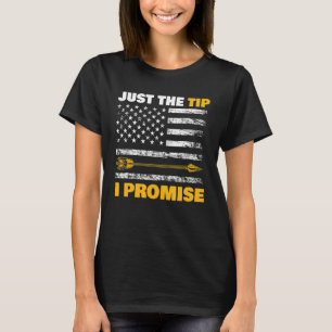 Nur der Tipp i Versprechen für alle Bogenschütze F T-Shirt