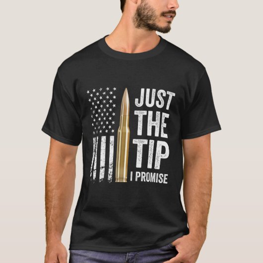 Nur der Tipp I Versprechen Gun Eigentümer Pro schi T-Shirt (Vorderseite)