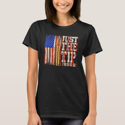 Nur der Tipp I Versprechen Gun Eigentümer Pro schi T-Shirt (Vorderseite)