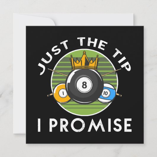 Nur der Tipp I verspricht Billiards (Vorderseite)
