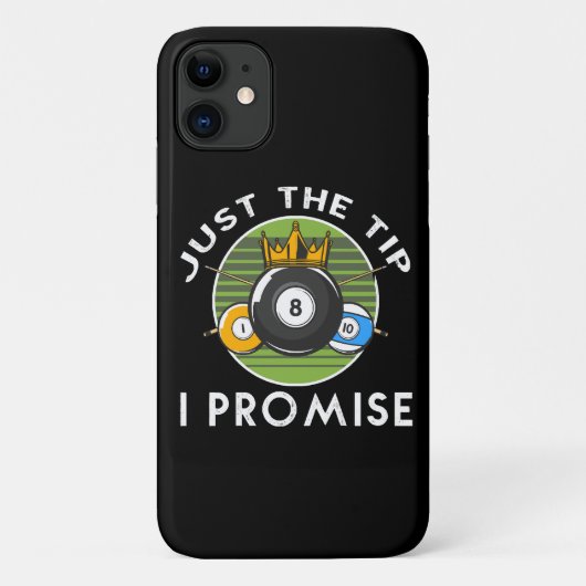 Nur der Tipp I verspricht Billiards Case-Mate iPhone Hülle (Rückseite)