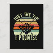 Nur der Tipp I verspricht Billiards Postkarte (Vorderseite)