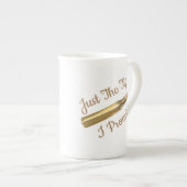 Nur der Tipp Porzellantasse (Vorderseite Rechts)