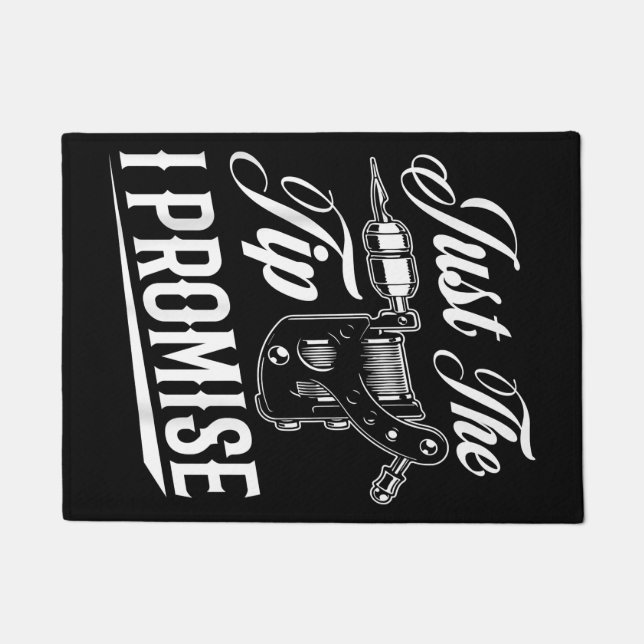 Nur der Tipp Tattoo-Künstler Funny Tattooist Gesch Fußmatte (Vorderseite)