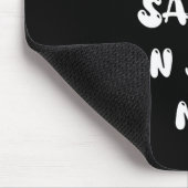 Nur der Weihnachtsmann kann mich beurteilen Mousepad (Ecke)