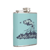 Nur die angesagte Flasche des Fischers angeln Flachmann (Rechts)