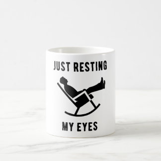 Nur die Augen entspannt Vibe Keepake Tasse, Spaß Kaffeetasse