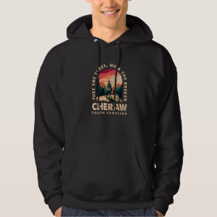 Nur die Bäume hier und die Brise Cheraw Wandern im Hoodie