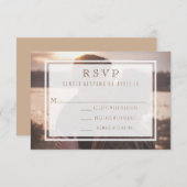 Nur die beiden modernen UAWG zum Hochzeitsziel von RSVP Karte (Vorne/Hinten)