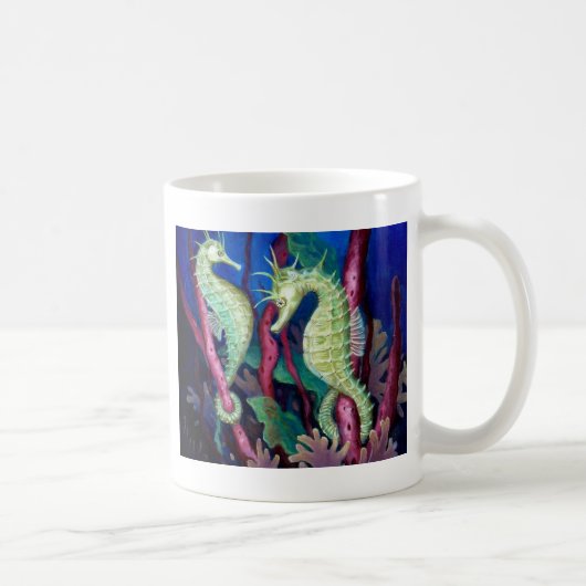 Nur die beiden von uns - Seepferd Art Kaffeetasse (Rechts)