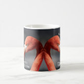 NUR DIE BEIDEN VON US Flamingo Valentine Christlic Kaffeetasse (Mittel)