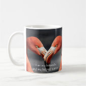 NUR DIE BEIDEN VON US Flamingo Valentine Christlic Kaffeetasse (Links)
