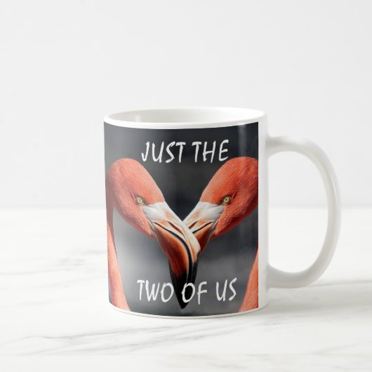 NUR DIE BEIDEN VON US Flamingo Valentine Christlic Kaffeetasse (Rechts)
