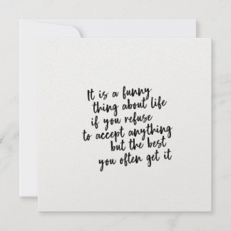 NUR DIE BESTE 5,25 x 5,25-Karte Einladung