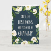 Nur die besten Mamas werden für Grammy gefördert Karte (Gelbe Blume)