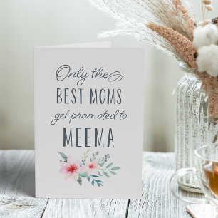 Nur die besten Mamas werden für Meema beworben Karte