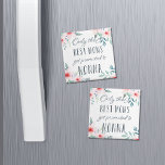 Nur die besten Mamas werden für Nonna beworben Magnet<br><div class="desc">Nur die besten Mütter werden nach Nonna befördert! Unser hübscher Blumenmagnet zeichnet sich durch das Zitat in handgeschriebener Typografie aus,  umgeben von blütenrosa Aquarellfarben-Blume. Ein süßes Geschenk für neue Großmütter,  Muttertag,  italienische Großmütter oder Großmütter zu sein.</div>