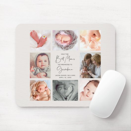 Nur die besten Mamas werden für Oma 8 Foto beworbe Mousepad (Mit Mouse)