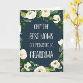 Nur die besten Mamas werden für Oma beworben Karte (Gelbe Blume)