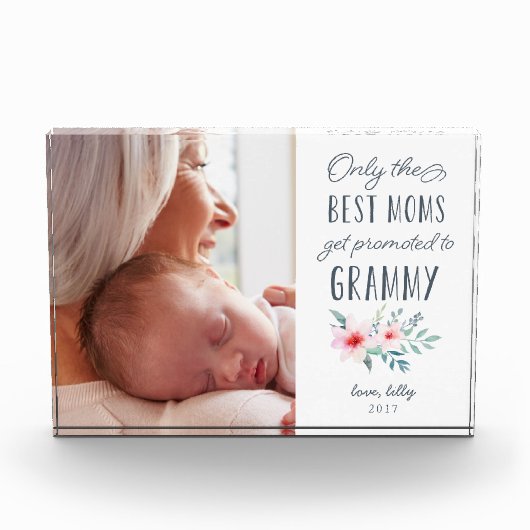 Nur die besten Mamas werden zu Grammy geworben Fotoblock (Vorderseite)