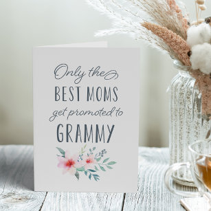 Nur die besten Mamas werden zu Grammy geworben Karte