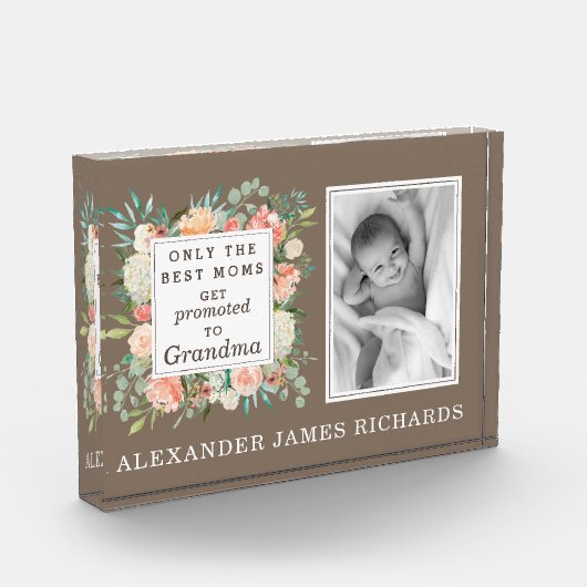 Nur die besten Mamas werden zum Oma-Foto beworben Fotoblock (Links)