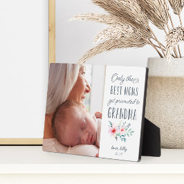Nur die besten Mamas werden zum Oma-Foto beworben Fotoplatte