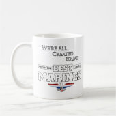 Nur die besten Marines Kaffeetasse (Links)