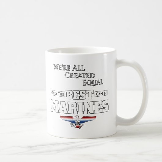 Nur die besten Marines Kaffeetasse (Rechts)