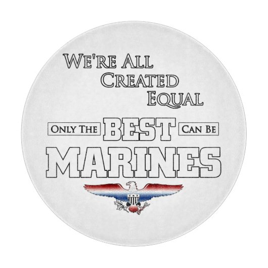 Nur die besten Marines Schneidebrett (Vorderseite)