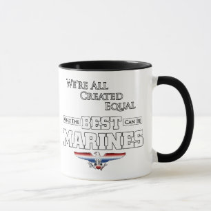 Nur die besten Marines Tasse