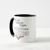 Nur die besten Marines Tasse (Vorderseite Links)