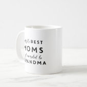 Nur die besten Mütter werden zur Oma befördert Kaffeetasse (Vorderseite Links)