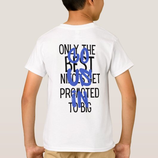 Nur die besten Nichten werden zu großen Cousins be T-Shirt (Rückseite)