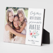 Nur die besten Sisters werden für Tante-Foto bewor Fotoplatte (Seite)