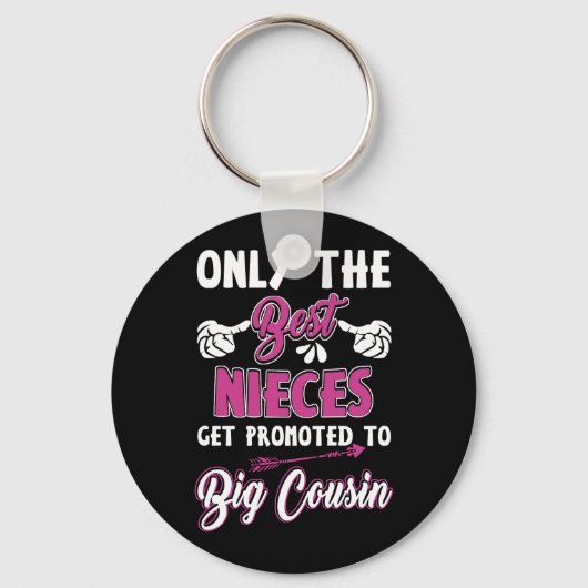 Nur die besten Stücke werden für den großen Cousin Schlüsselanhänger (Vorderseite)