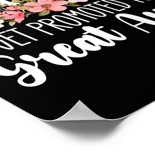 Nur die besten Tanten werden auf große Tante gewor Poster (Ecke)