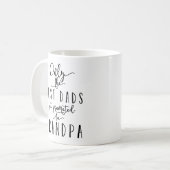 Nur die besten Väter erhalten gefördert Kaffeetasse (Vorderseite Links)