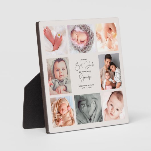 Nur die besten Vater erhalten Promotionen für Opa Fotoplatte (Vorderseite)