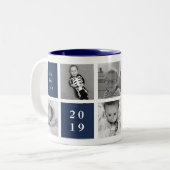 Nur die besten Vater erhalten Werbung für das Opa Zweifarbige Tasse (Vorderseite Links)