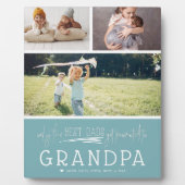 Nur die besten Vater werden an Großvater beworben  Fotoplatte (Vorderseite)